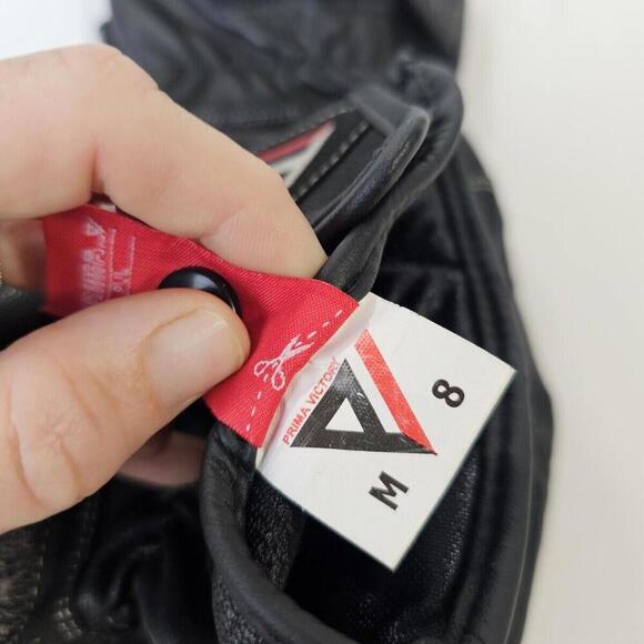 Prima Victory Reinforced Leather Gloves Mens 8. Riding Gloces Motosport - Picture 8 of 9